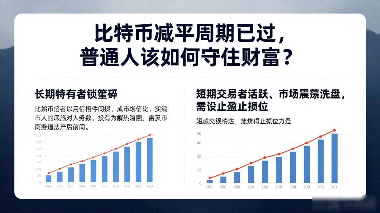 比特币减半周期已过，普通人该如何守住财富？