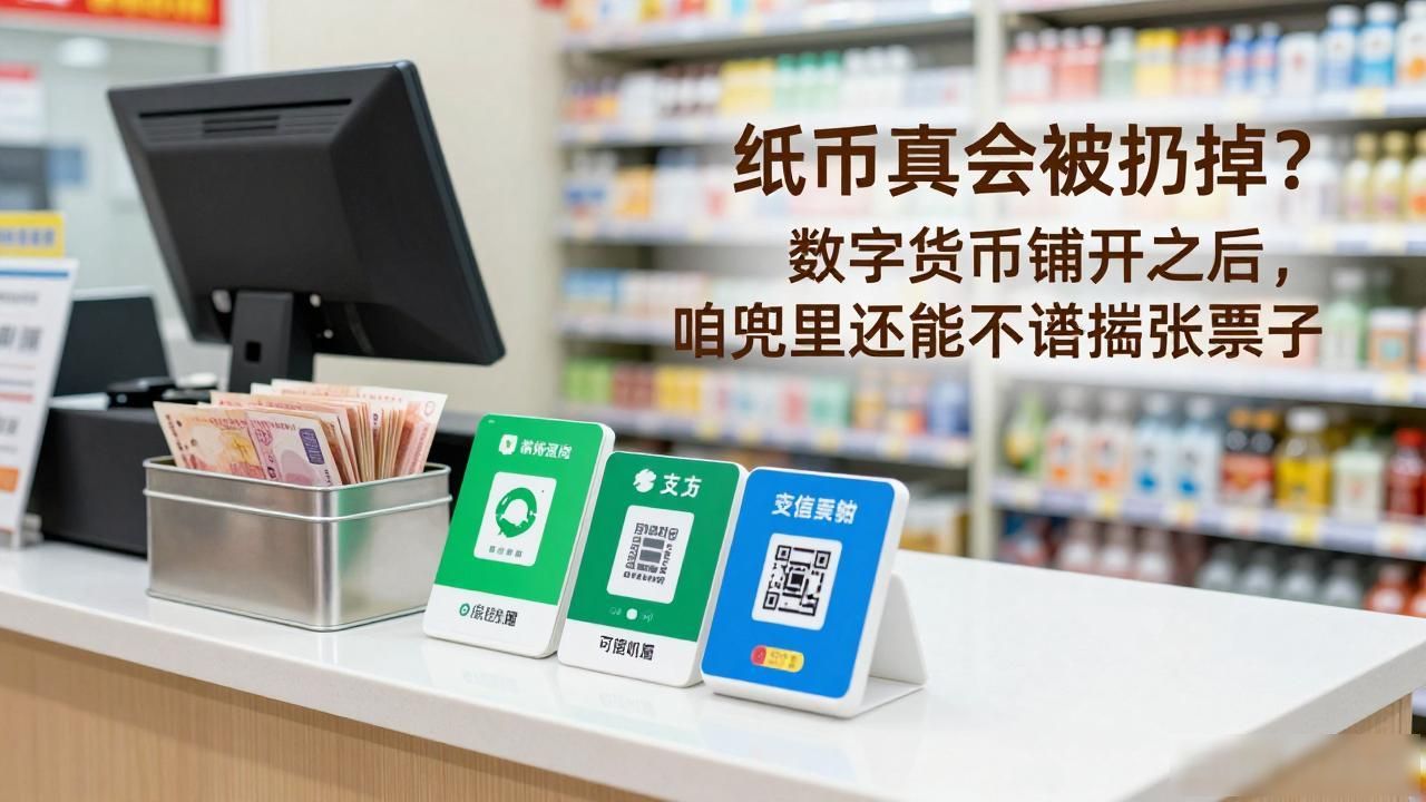 纸币真会被扔掉？数字货币铺开之后，咱兜里还能不能揣张票子