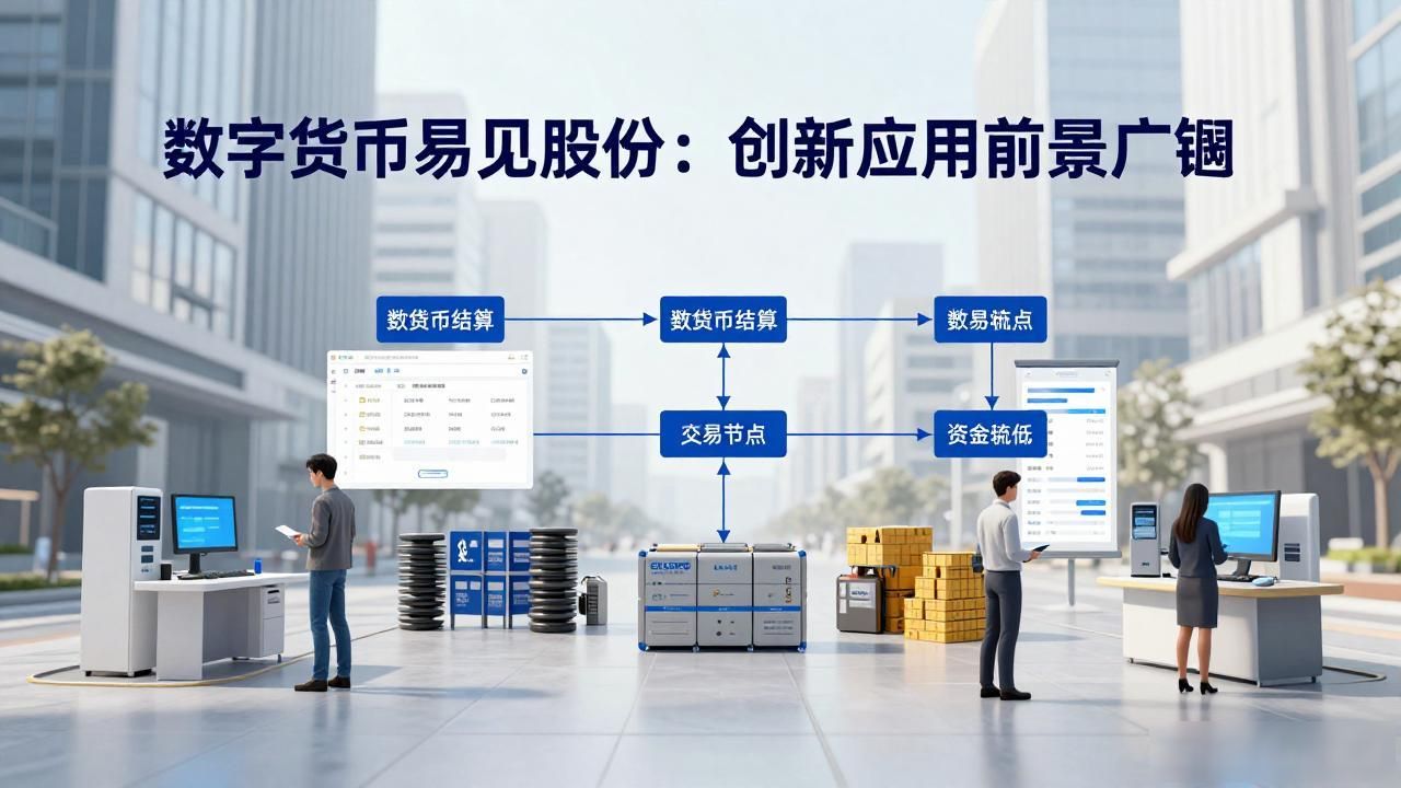 数字货币易见股份：创新应用前景广阔