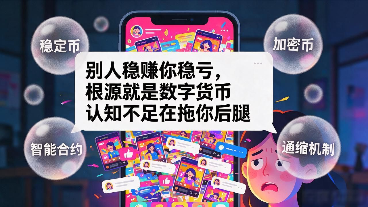 别人稳赚你稳亏，根源就是数字货币认知不足在拖你后腿