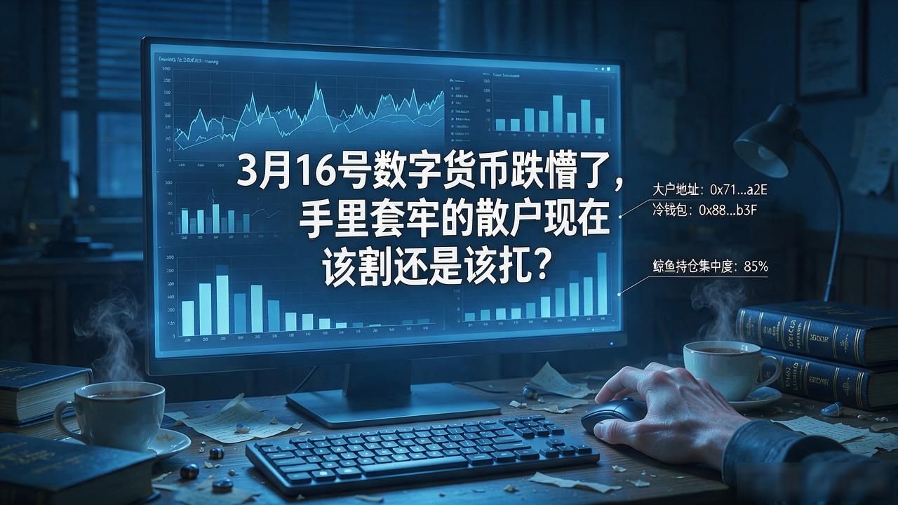 3月16号数字货币跌懵了，手里套牢的散户现在该割还是该扛？