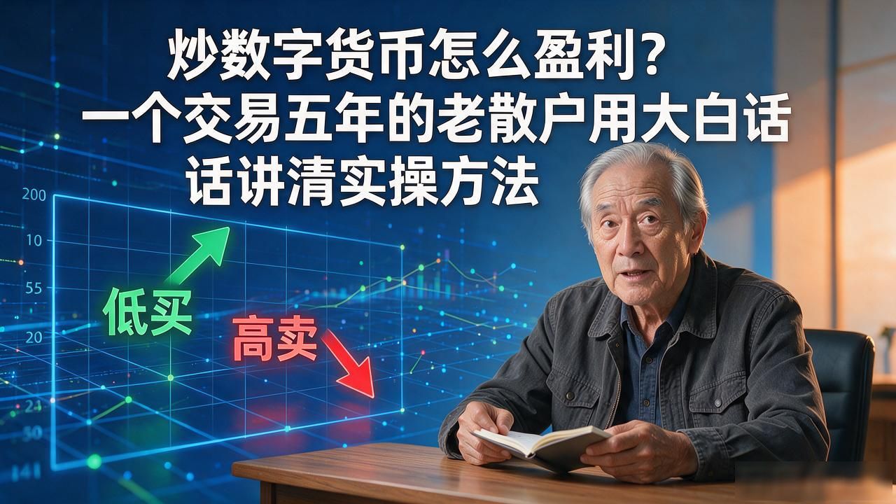 炒数字货币怎么盈利？一个交易五年的老散户用大白话讲清实操方法