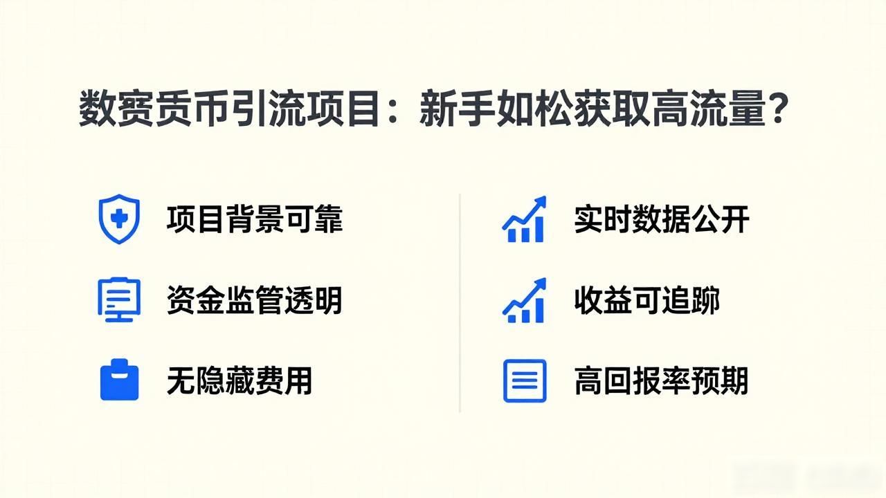数字货币引流项目：新手如何轻松获取高流量？