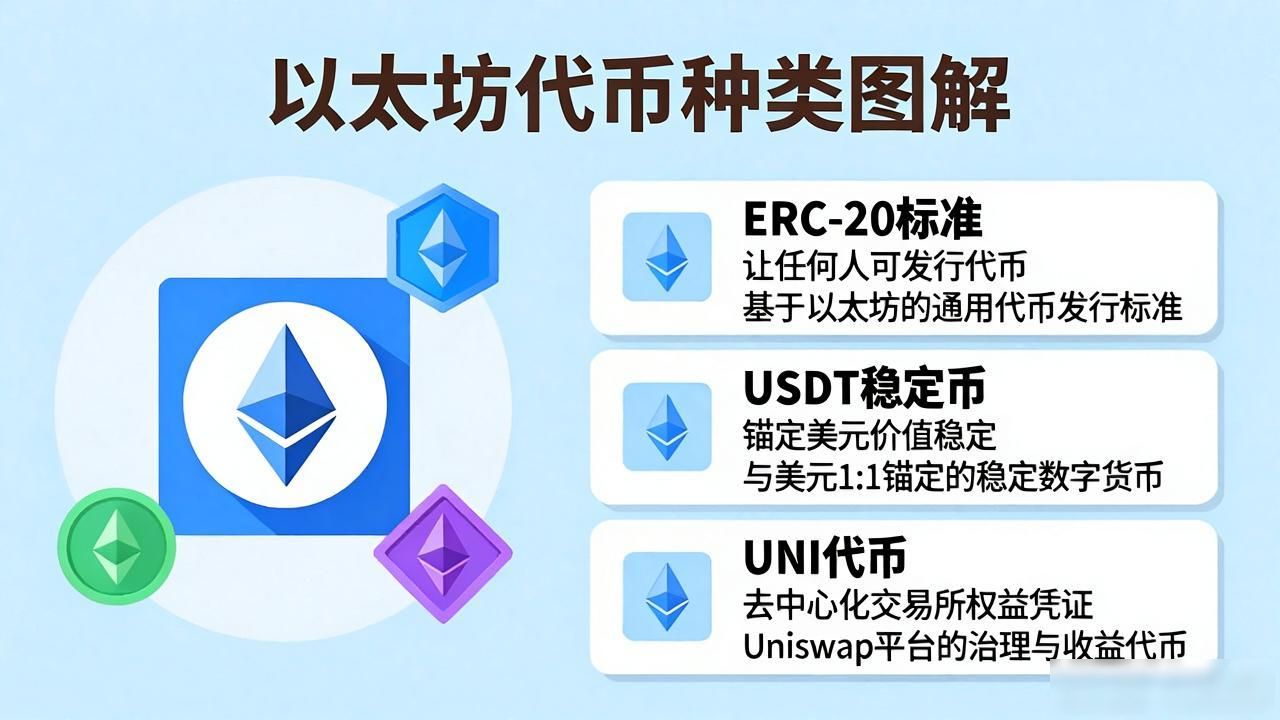 数字货币代币图解：一张图看懂币圈种类