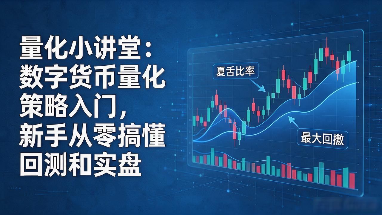 量化小讲堂：数字货币量化策略入门，新手从零搞懂回测和实盘