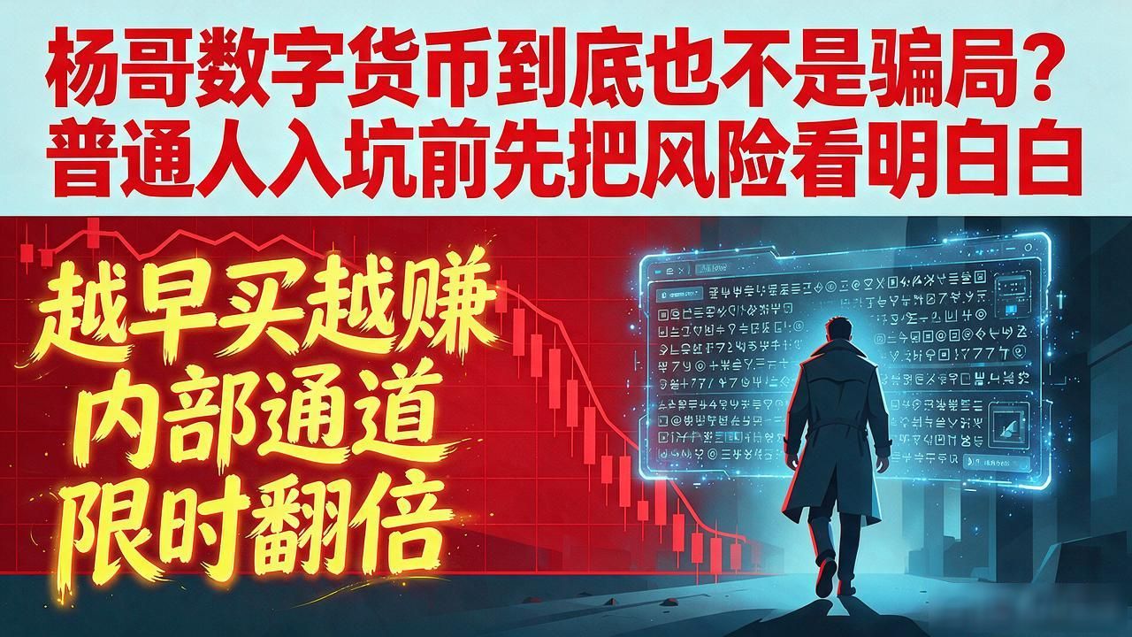 杨哥数字货币到底是不是骗局？普通人入坑前先把风险看明白