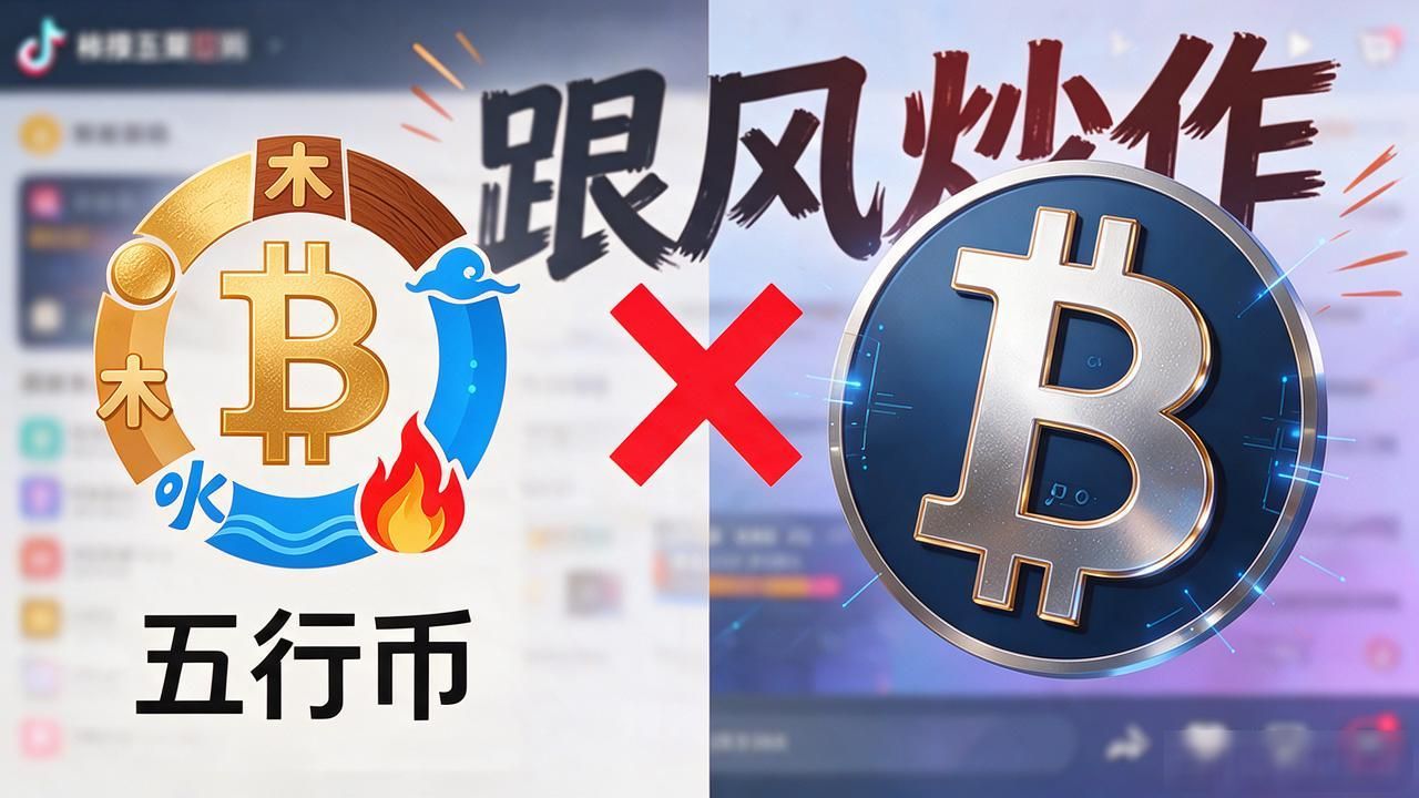 五行币跟数字货币到底啥关系？跟比特币有啥本质区别