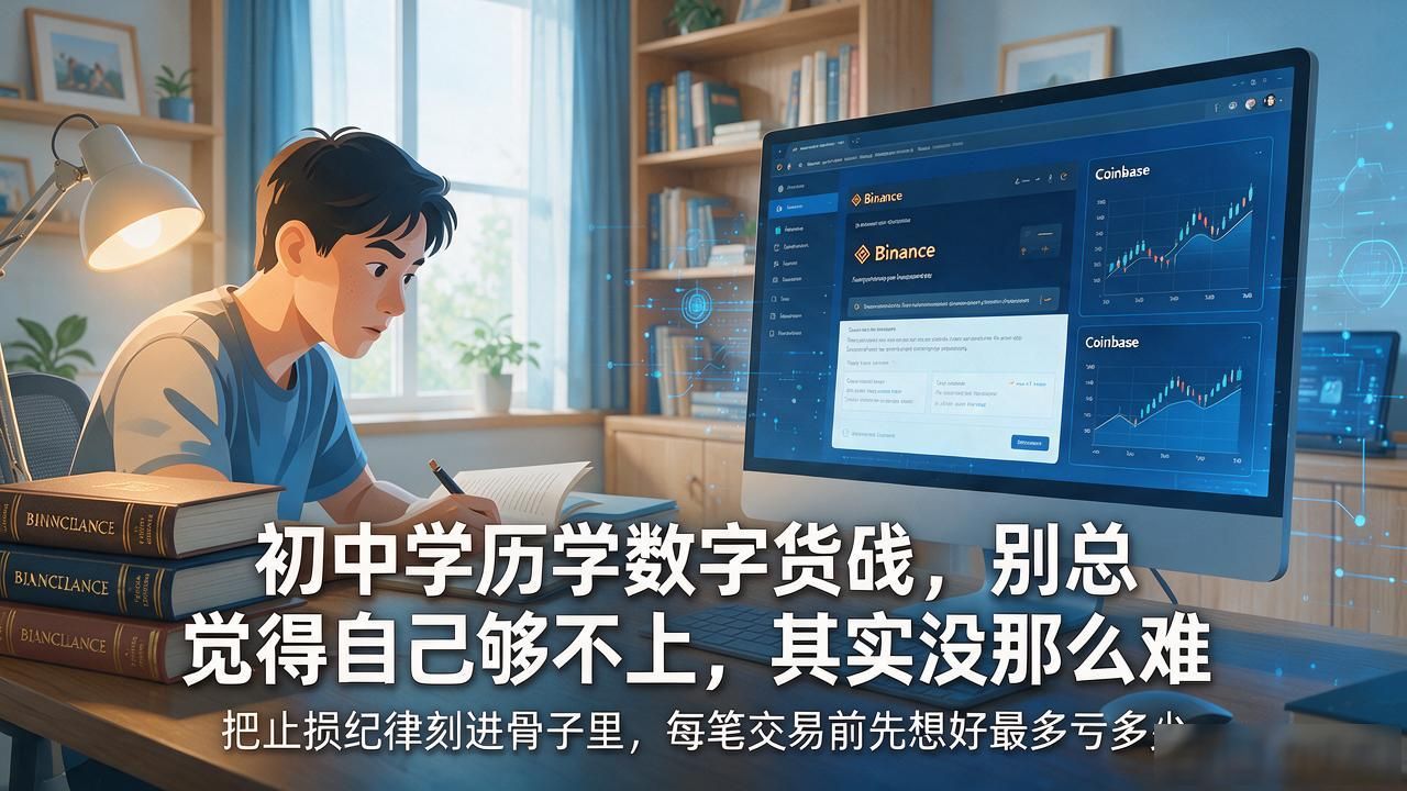 初中学历学数字货币，别总觉得自己够不上，其实没那么难