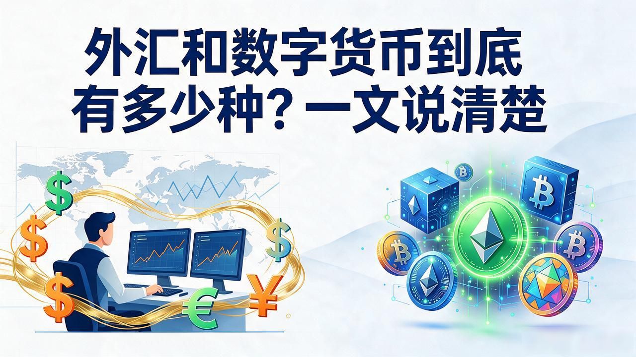 外汇和数字货币到底有多少种？一文说清楚